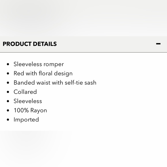 Women’s LUSH collar detail rust red colored sleeveless romper size Medium NWOT - Picture 7 of 8